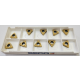 10 PZ. INSERTI INSERTO PLACCHETTE SECO 11NR32UN CP500 TORNIO FILETTATURA