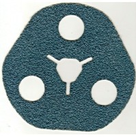 25 pezzi Dischi fibra AVOS zirconio Blu Norton forati GRANA 50  smerigliatrice