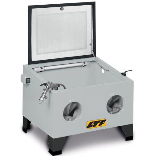 ASTURO LTF 3204940 Sabbiatrice a Cabina da banco 90L 230V Aria Compressa CE