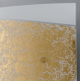Applique Led Paris Oro 12W rettangolare Lampada da parete con decoro 45 x 25 cm