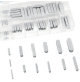 Assortimento serie set 60 chiavette parallele Fervi 0257 acciaio zincato