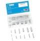 Assortimento serie set 60 chiavette parallele Fervi 0257 acciaio zincato