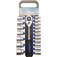 BGS 15110 Kit Bussole 1/2 Cricchetto 19 Pz Utensili Auto Officina Professionale
