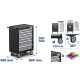 BGS 4062 Carrello Portautensili Officina 7 Cassetti 263 Utensili Completo CE
