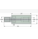 BS01658201240 Utensile Codolo SECO per Stampisti 02444106 Combimaster M16