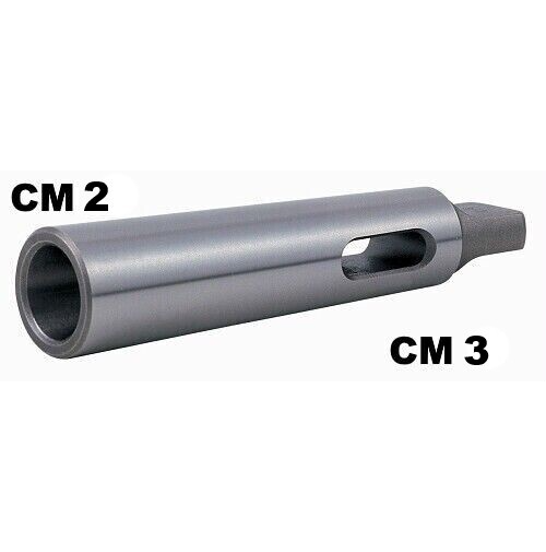 BUSSOLA DI RIDUZIONE DA CONO MORSE 3 A 2 TRAPANO FRESA TORNIO CM3 CM2 FERVI
