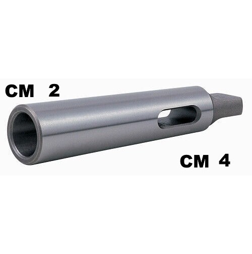 BUSSOLA DI RIDUZIONE DA CONO MORSE 4 A 2 TRAPANO FRESA TORNIO CM4 CM2 FERVI