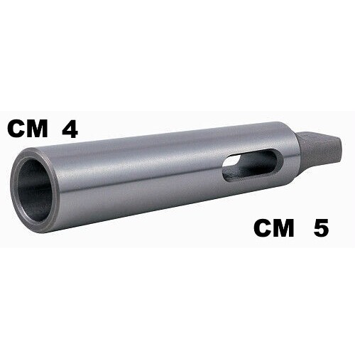 BUSSOLA DI RIDUZIONE DA CONO MORSE 5 A CM MT 4 TRAPANO FRESA TORNIO CM5 CM4 LTF