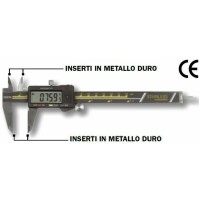 CALIBRO DIGITALE A CORSOIO PROFESSIONALE INOX 150 MM INSERTI METALLO DURO 