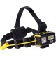 COPPIA 2PZ TORCIA FRONTALE A LED BATTERIA LUCE LAMPADA DA TESTA SPORT 4 FUNZIONI