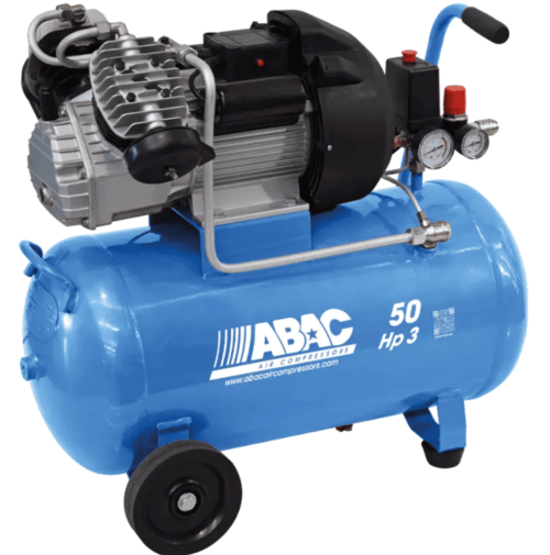 Compressore aria compressa 50 lt portatile Abac V36/50 3Hp 10bar lubrificato CE