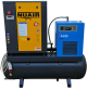 Compressore elettrico rotativo a vite industriale silenziato 400V + essicatore