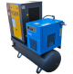 Compressore elettrico rotativo a vite industriale silenziato 400V + essicatore