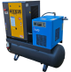 Compressore elettrico rotativo a vite industriale silenziato 400V + essicatore