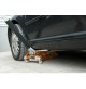 Cric crick idraulico a carrello per auto  alluminio 2,5t ribassato professionale