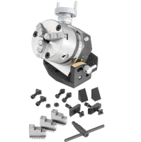 DIVISORE TAVOLA GIREVOLE BASCULANTE 90° MANDRINO 100MM FRESATRICE FERVI T017/100