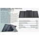 Ecoflow Pannello solare pieghevole bifacciale portatile 220 W per generatore