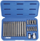 FERVI 0484 Serie set  Inserti Ribe 22 pz Attacco 3/8” lunghi corti in Valigetta