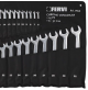 FERVI 0544 Set 25 Chiavi Combinate Satinate 6-32 mm Acciaio Cr-V Professionali