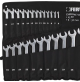 FERVI 0544 Set 25 Chiavi Combinate Satinate 6-32 mm Acciaio Cr-V Professionali
