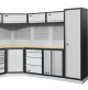 FERVI A007L Arredo Officina Modulare Completo Garage 280x280 cm Piani Legno CE