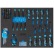 FERVI C600C4 Carrello Portautensili 7 Cassetti 298 Utensili Officina Garage CE