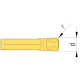 FERVI GCMX2N134 INSERTO INSERTI PER TRONCATURA PLACCHETTA DA TAGLIO PER TAGLIARE