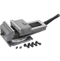 FERVI M024/250 Morsa a Macchina Girevole 360° Ganasce 250mm trapano fresatrice