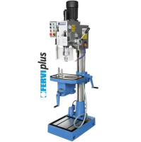 FERVI T066 TRAPANO A COLONNA INGRANAGGI DISCESA AUTOMATICA ED INVERSIONE MORSA