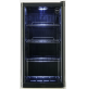 Frigo frigorifero bar vetrina cantinetta per bevande nero 88 litri led tre piani