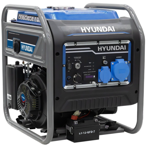 Generatore corrente inverter Hyundai 65350 5,3 KW benzina avviamento elettrico