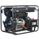 Generatore di corrente diesel gasolio monofase 5,5 kw avviamento elettrico AVR