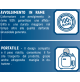 Generatore di corrente gruppo  inverter silenziato benzina 3,5 kw Hyundai 65157