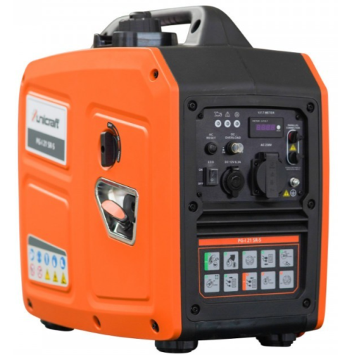 Generatore di corrente inverter 2 Kw silenziato portatile a benzina 4T UNICRAFT