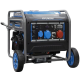 Generatore di corrente inverter Hyundai 65360 7,5 KW benzina monofase trifase CE