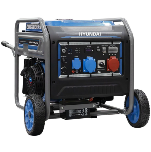 Generatore di corrente inverter Hyundai 65360 7,5 KW benzina monofase trifase CE