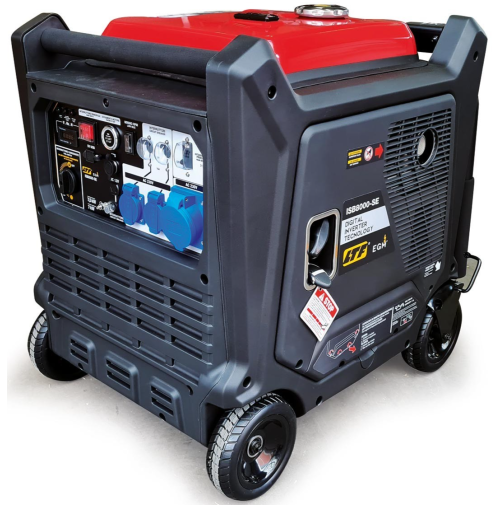 Generatore di corrente inverter silenziato portatile benzina 7,5 kw telecomando