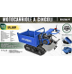 HYUNDAI 65900 Motocarriola Cingolata Benzina Dumper Trasporto Legna Ribaltabile