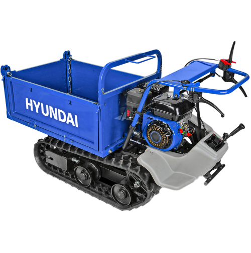 HYUNDAI 65900 Motocarriola Cingolata Benzina Dumper Trasporto Legna Ribaltabile
