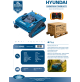 Hyundai 65492 Robot Rasaerba cingolato radiocomandato raptor trazione 510 mm CE