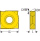 INSERTI INSERTO SECO PER FRESA FRESATURA 335.19-1207T P25C T25M
