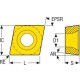 INSERTO CCMT09T304 F1 HX N INSERTI PER UTENSILI PER TORNITURA CARBURO SECO