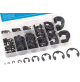 KIT ASSORTIMENTO SERIE SET 300 PZ ANELLI ELASTICI SICUREZZA PER ESTERNO ESTERNI