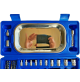 Kit serie inserti chiave chiavi a bussola cricchetto 64 pz valigetta magnetica