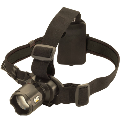 LAMPADA FRONTALE DA FRONTE A BATTERIA TESTA  ALLUMINIO FOCUSING CAT CREE LED