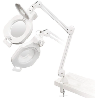 Lampada LED Ingrandimento FERVI 0891A Lente 2x 6x Dimmerabile 6 Luci UV Officina