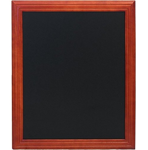 Lavagna universale da parete doppia 50 X 60 CM bar ristorante enoteca pub mogano