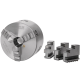 MANDRINO AUTOCENTRANTE PER TORNIO 3 + 3 GRIFFE REVERSIBILI OPTIMUM 125MM 3442712