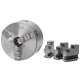 MANDRINO AUTOCENTRANTE PER TORNIO 3 + 3 GRIFFE REVERSIBILI OPTIMUM 80 MM 80MM