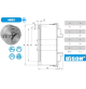 MANDRINO COMBINATO AUTOCENTRANTE A 4 GRIFFE INDIPENDENTI BISON 4605-315 315 MM
